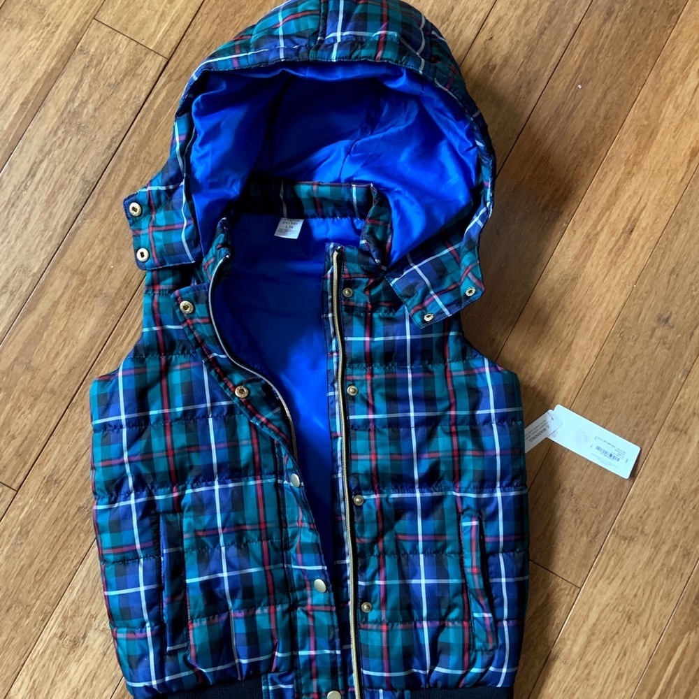 NEW PEYTON & PARKER Puffer Vest Unisex Sz 14 Large - Picture 3 of 4
